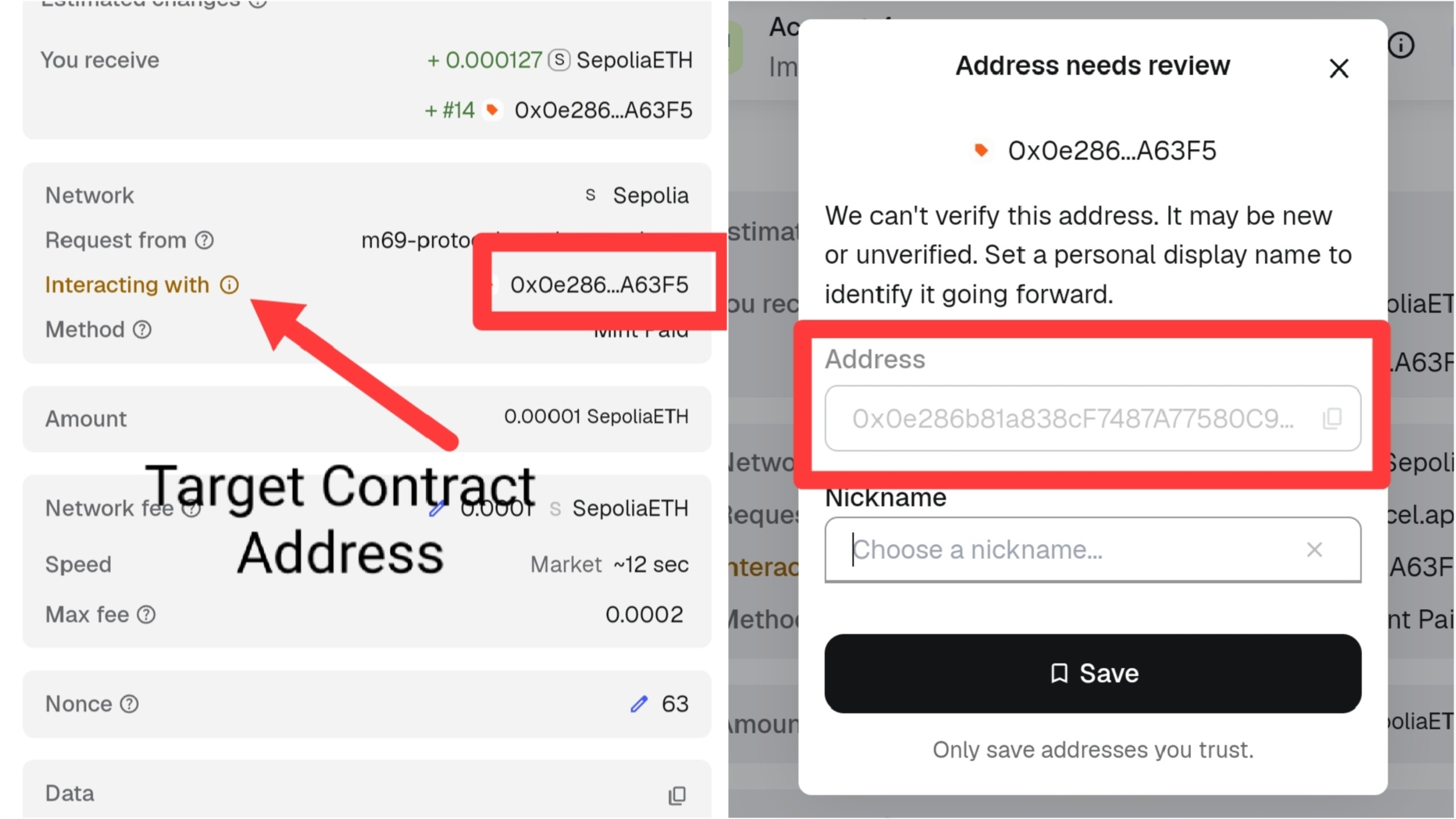 Target Contract Tutorial